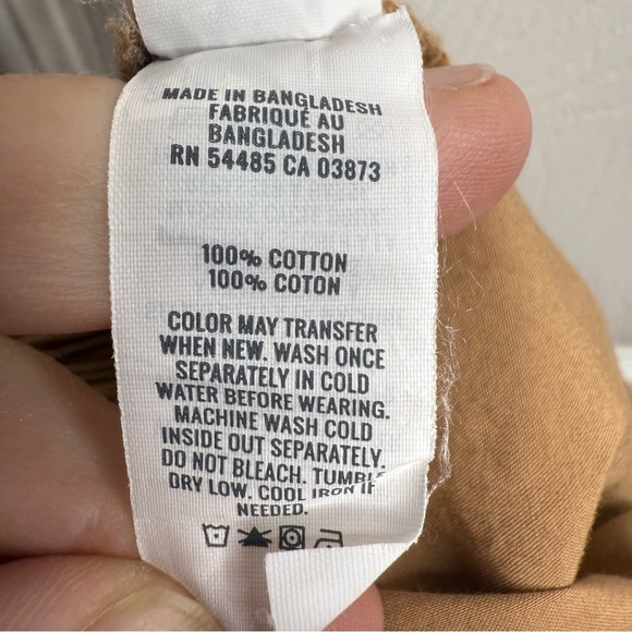 Aerie High Waisted Go-For-It Baggy Cargo Pant 100% Cotton Size Small GUC - Picture 8 of 9